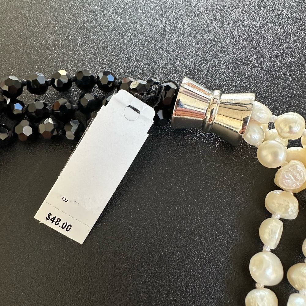NWT!! Cezanne Freshwater Pearl Necklace - Picture 2 of 4
